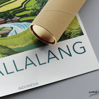 Tegallalang Poster | Indonesia Wall Art | Asia Decor