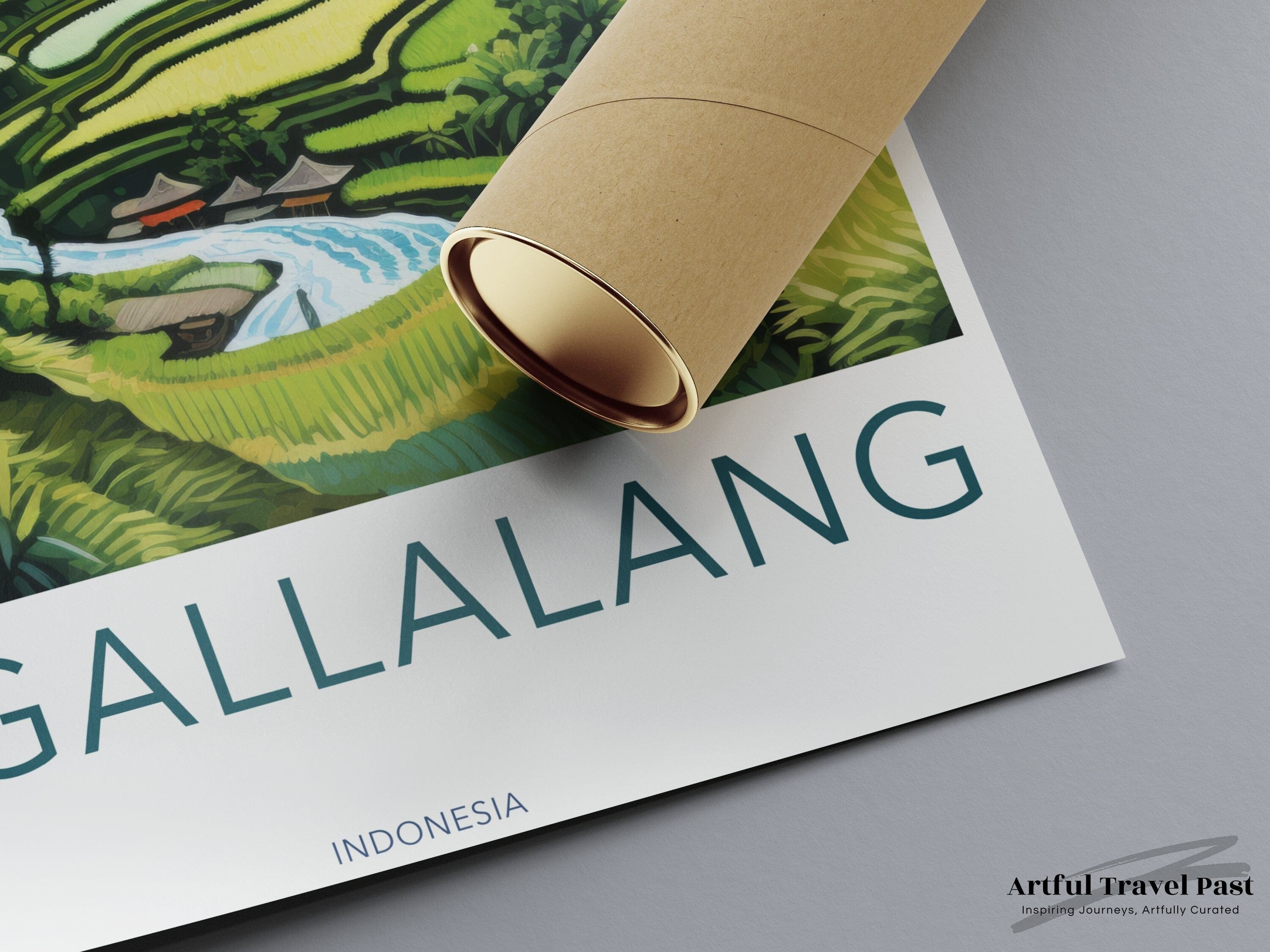 Tegallalang Poster | Indonesia Wall Art | Asia Decor