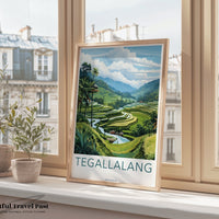 Tegallalang Poster | Indonesia Wall Art | Asia Decor
