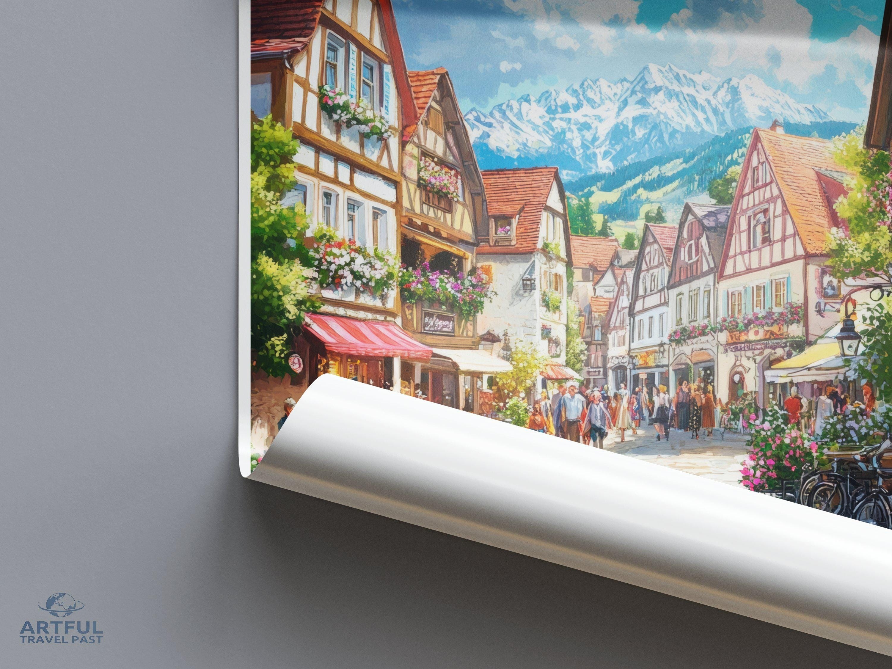 Tegernsee Poster - Bavaria Wall Art