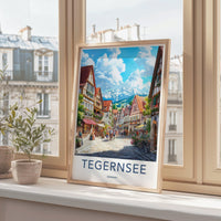 Tegernsee Poster - Bavaria Wall Art