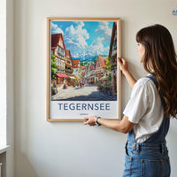 Tegernsee Poster - Bavaria Wall Art