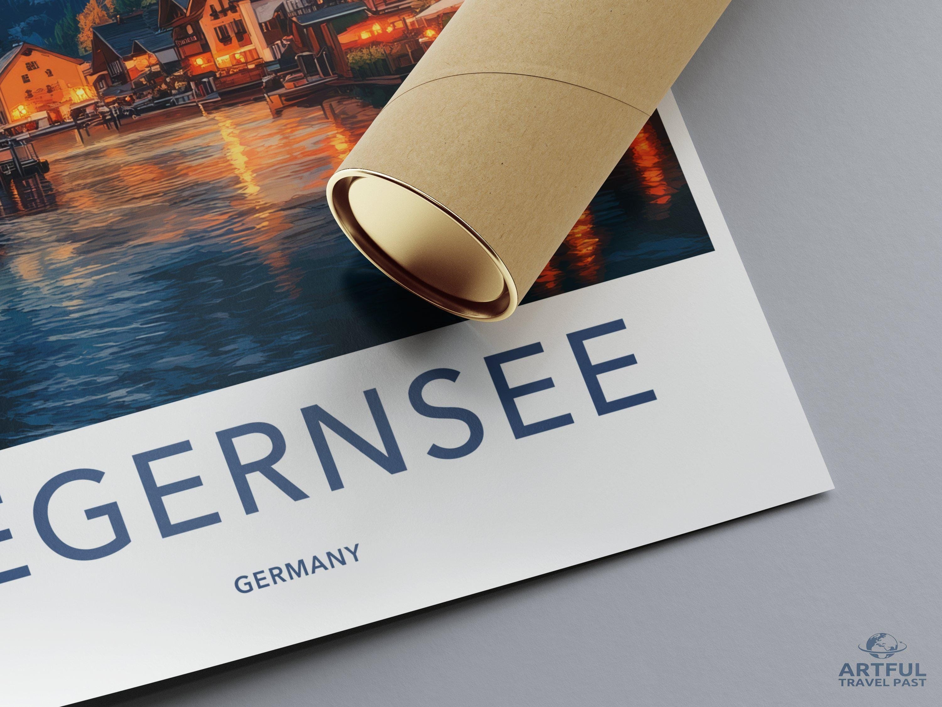 Tegernsee Poster - Bavaria Wall Art