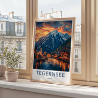 Tegernsee Poster | Bavaria Wall Art | Germany Decor