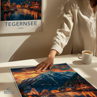 Tegernsee Poster | Bavaria Wall Art | Germany Decor