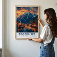 Tegernsee Poster | Bavaria Wall Art | Germany Decor