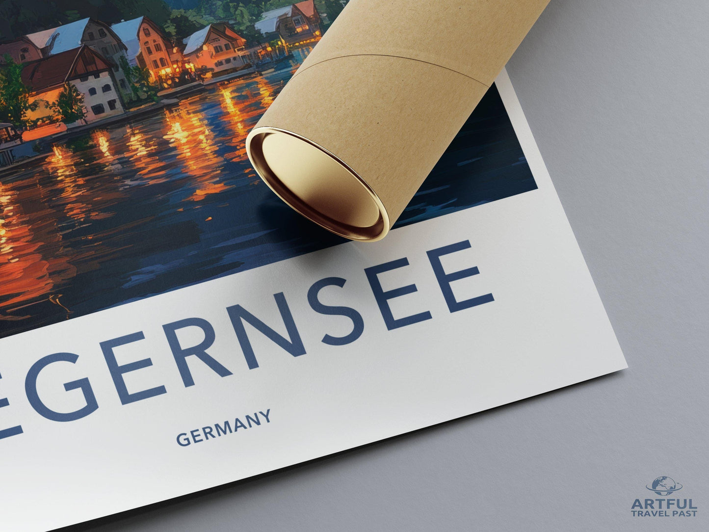 Tegernsee Poster | Germany Wall Art | Bavaria Decor