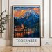 Tegernsee Poster | Germany Wall Art | Bavaria Decor