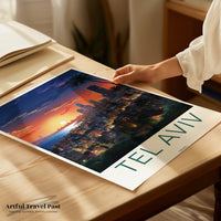 Tel Aviv Poster - Israel Wall Art