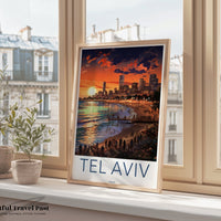 Tel Aviv Poster - Israel Wall Art