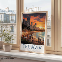 Tel Aviv Poster | Israel Wall Art