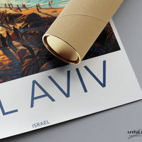 Tel Aviv Poster | Israel Wall Art