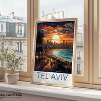 Tel Aviv Poster | Israel Wall Art