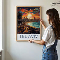 Tel Aviv Poster | Israel Wall Art