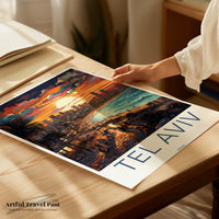Tel Aviv Poster | Israel Wall Art