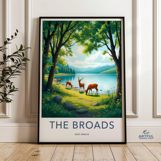 The Broads Poster - East Anglia