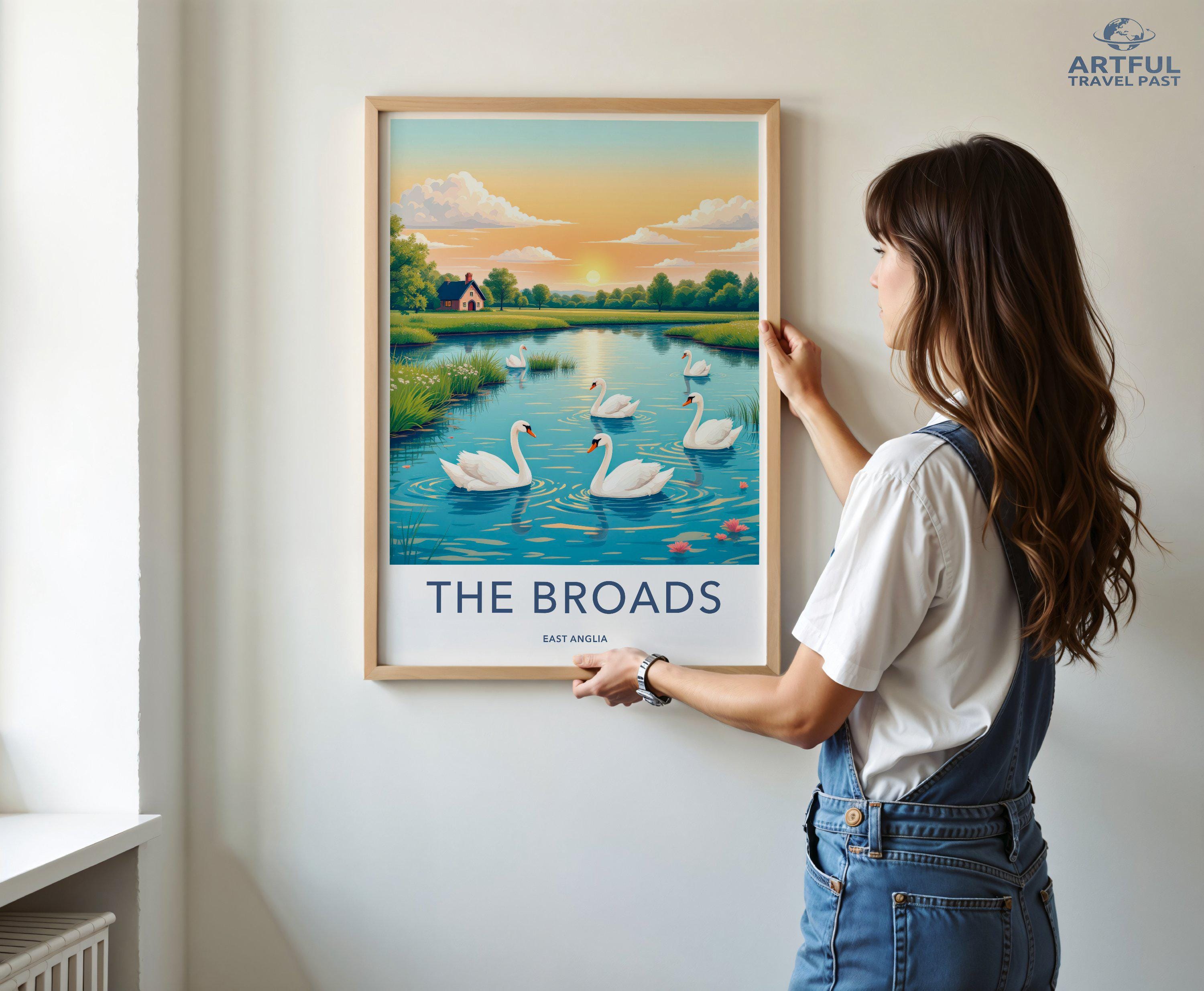 The Broads Poster - East Anglia Art