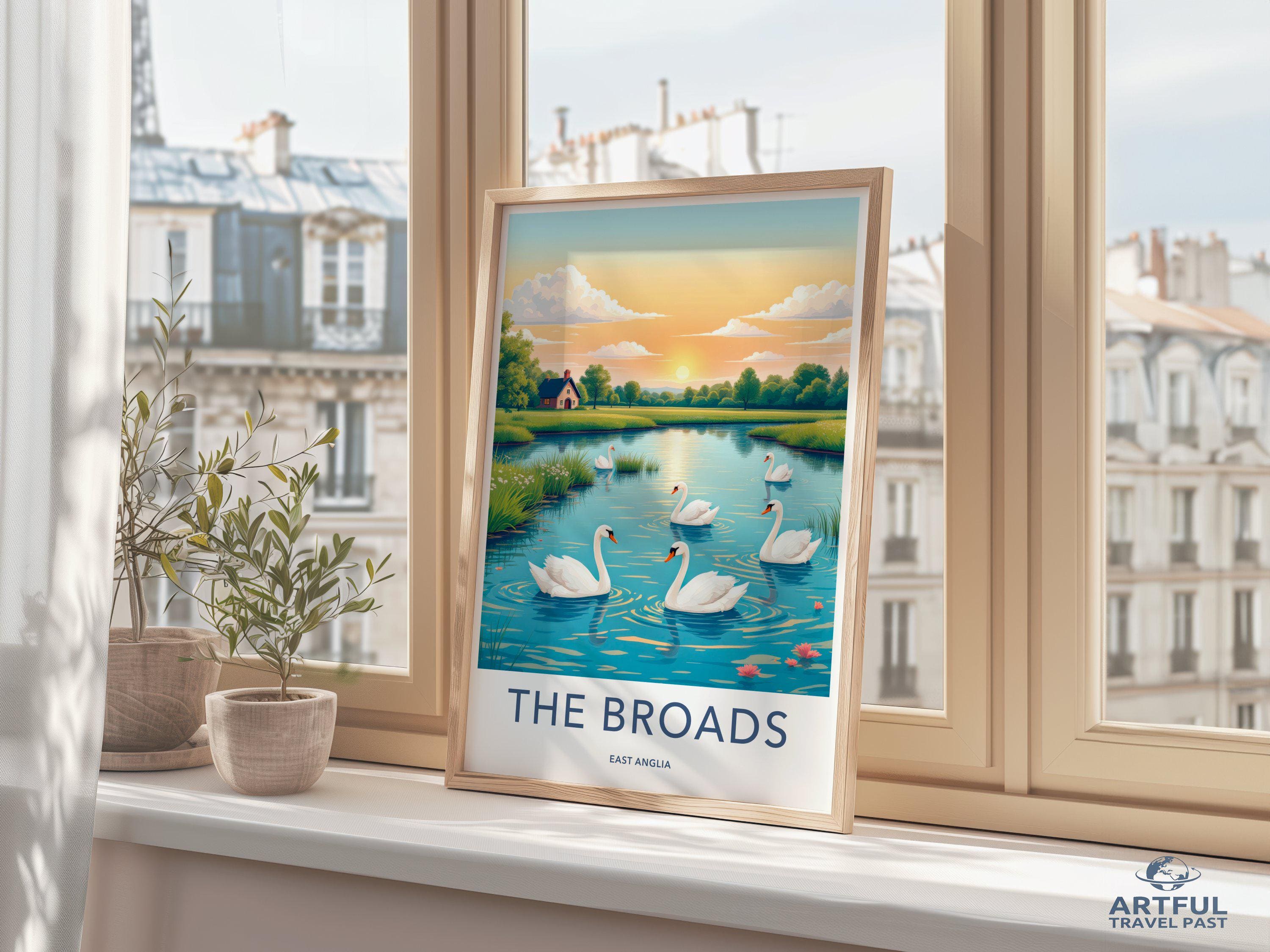 The Broads Poster - East Anglia Art