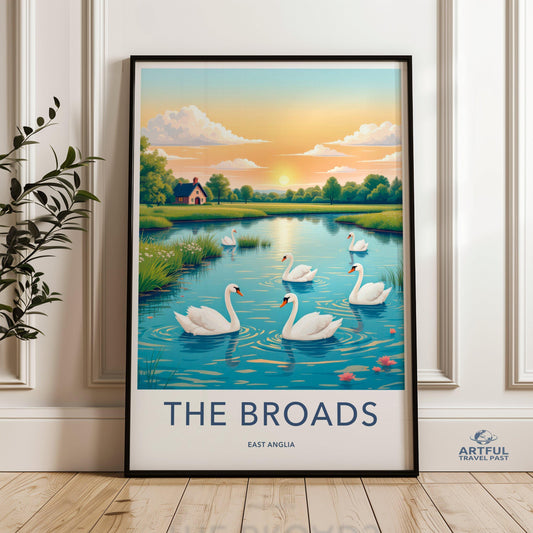 The Broads Poster - East Anglia Art