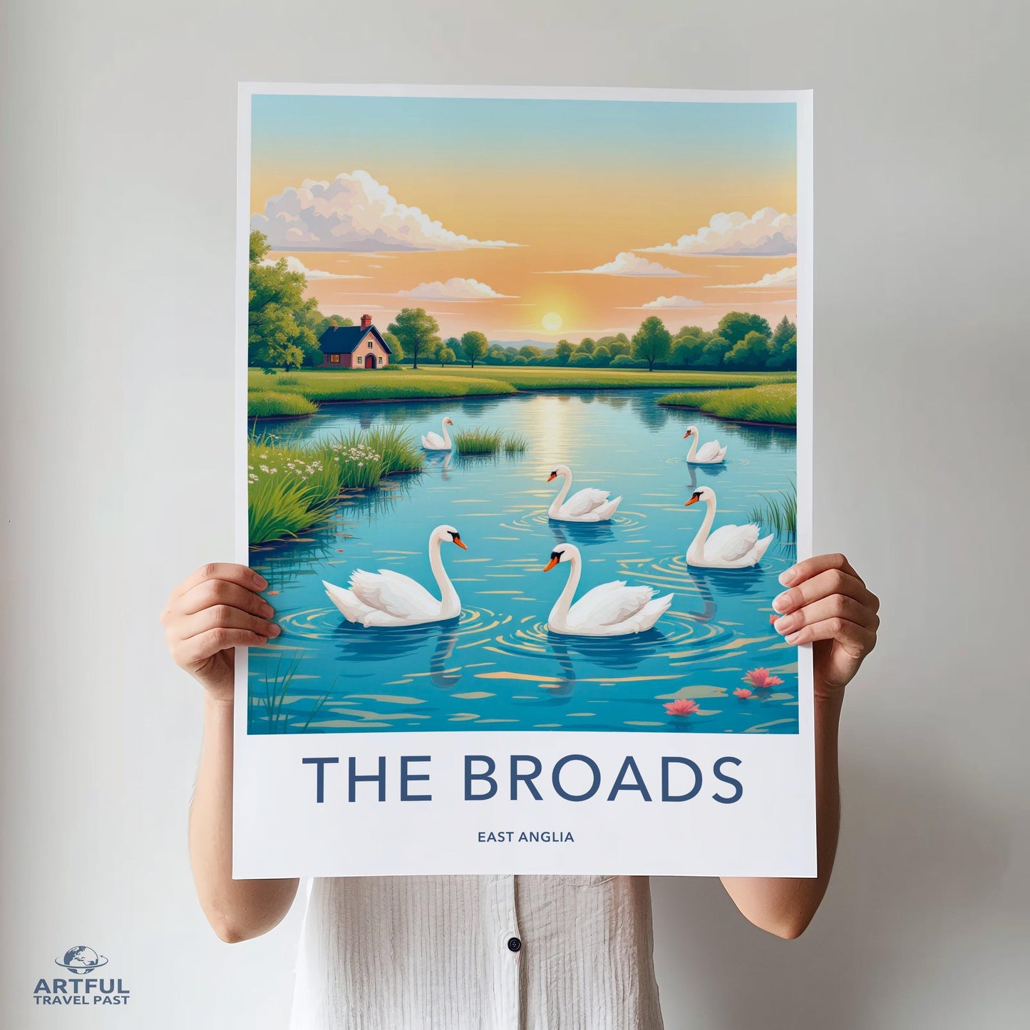 The Broads Poster - East Anglia Art