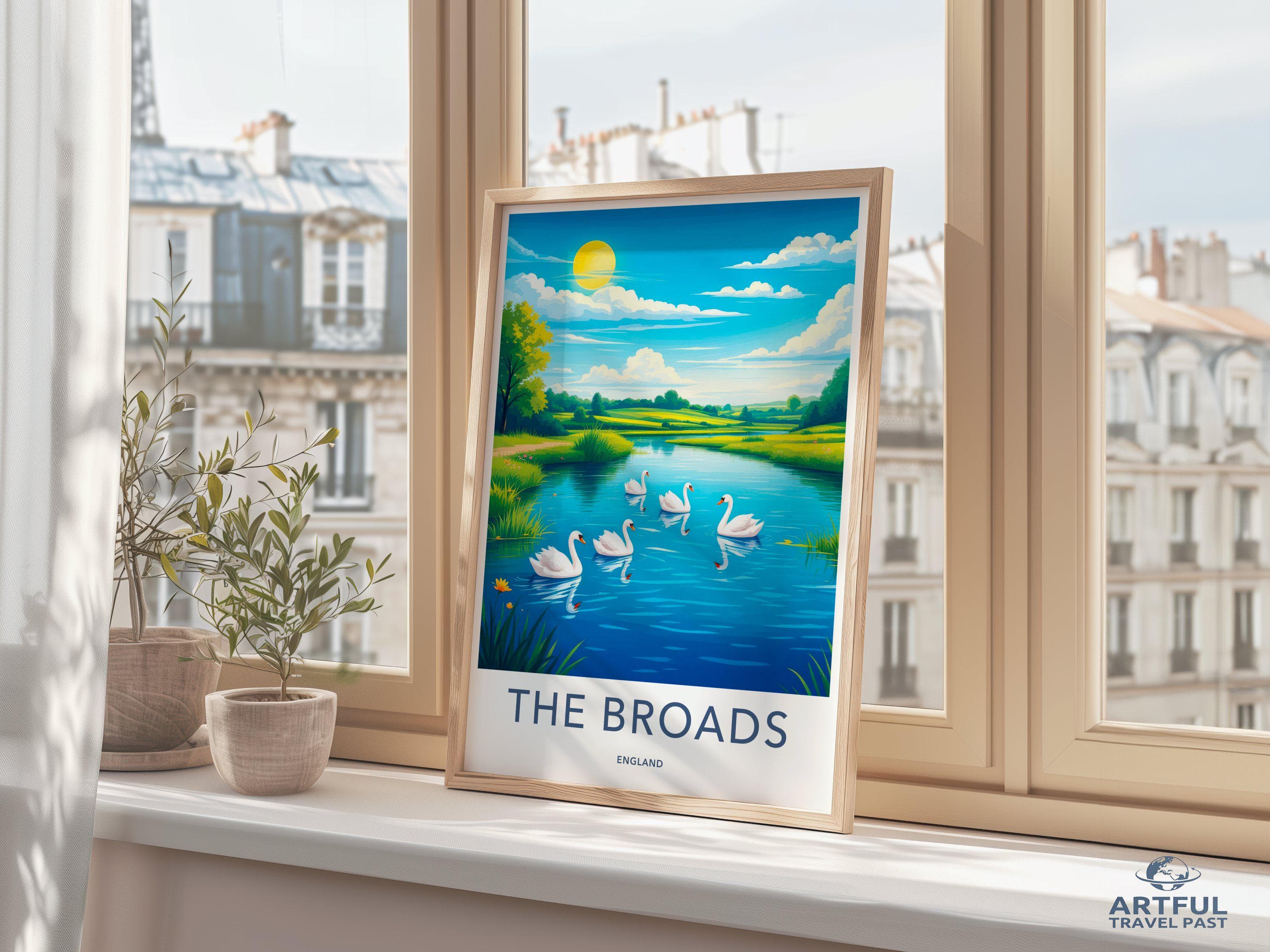The Broads Poster - England Wall Art