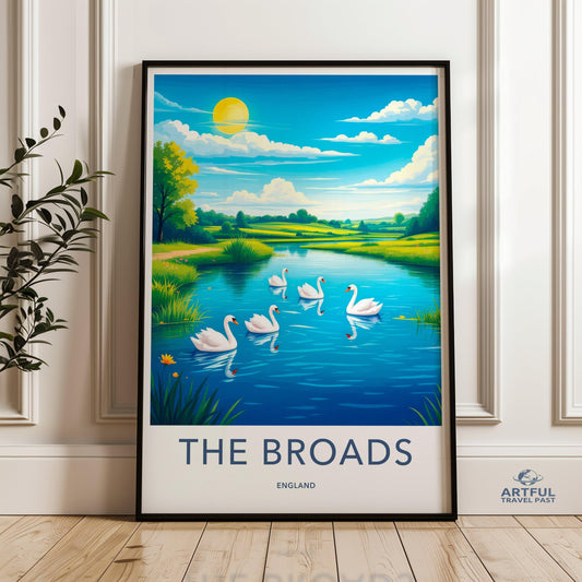 The Broads Poster - England Wall Art