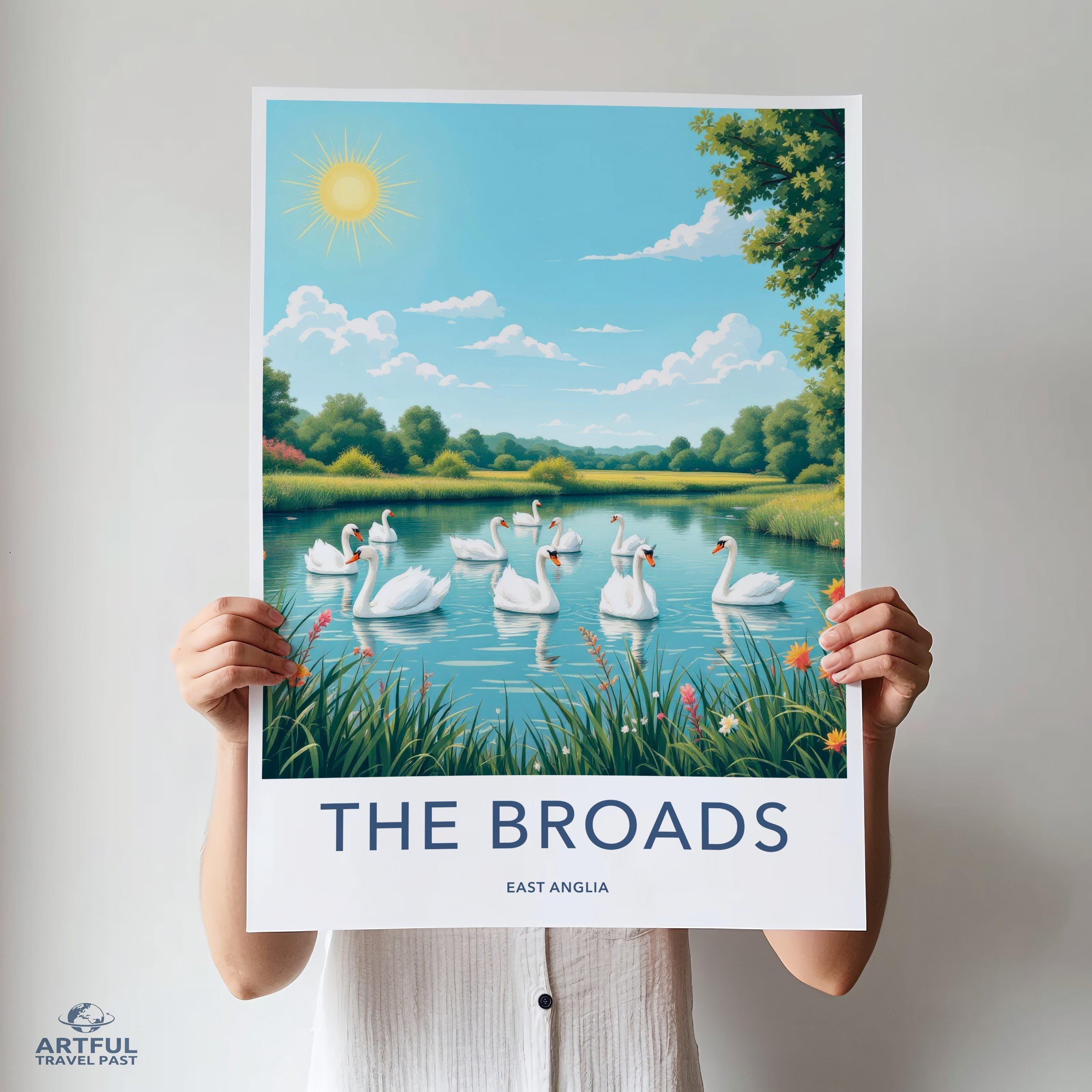 The Broads Poster - England Wall Art