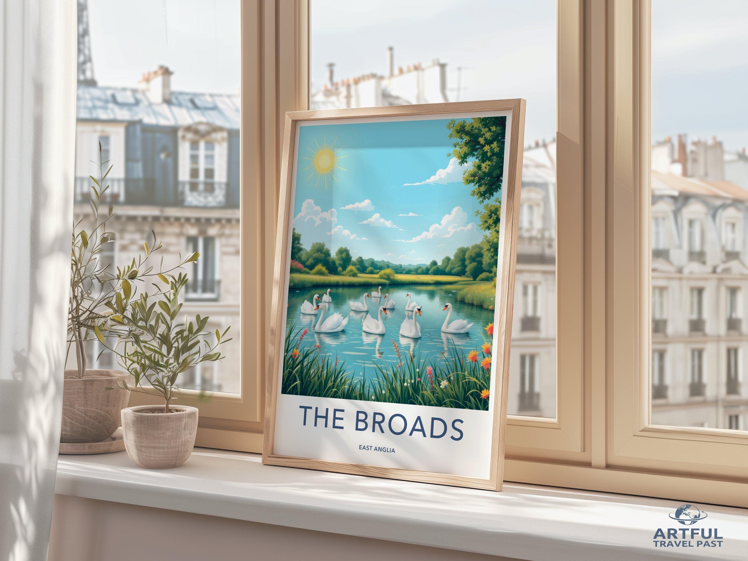 The Broads Poster - England Wall Art