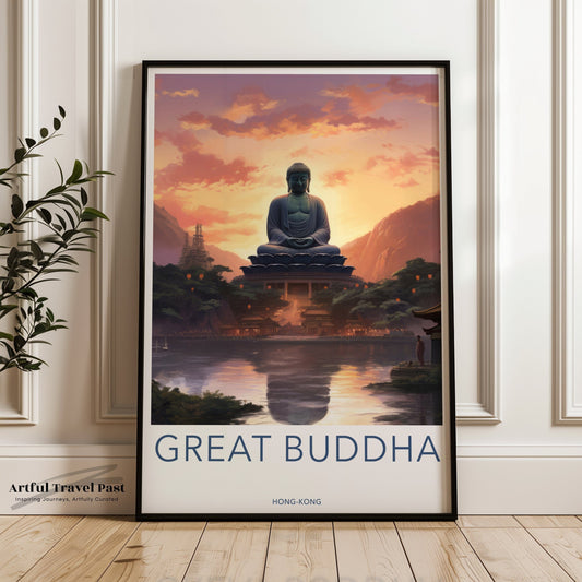 Tian Tan Poster - Hong Kong Wall Art
