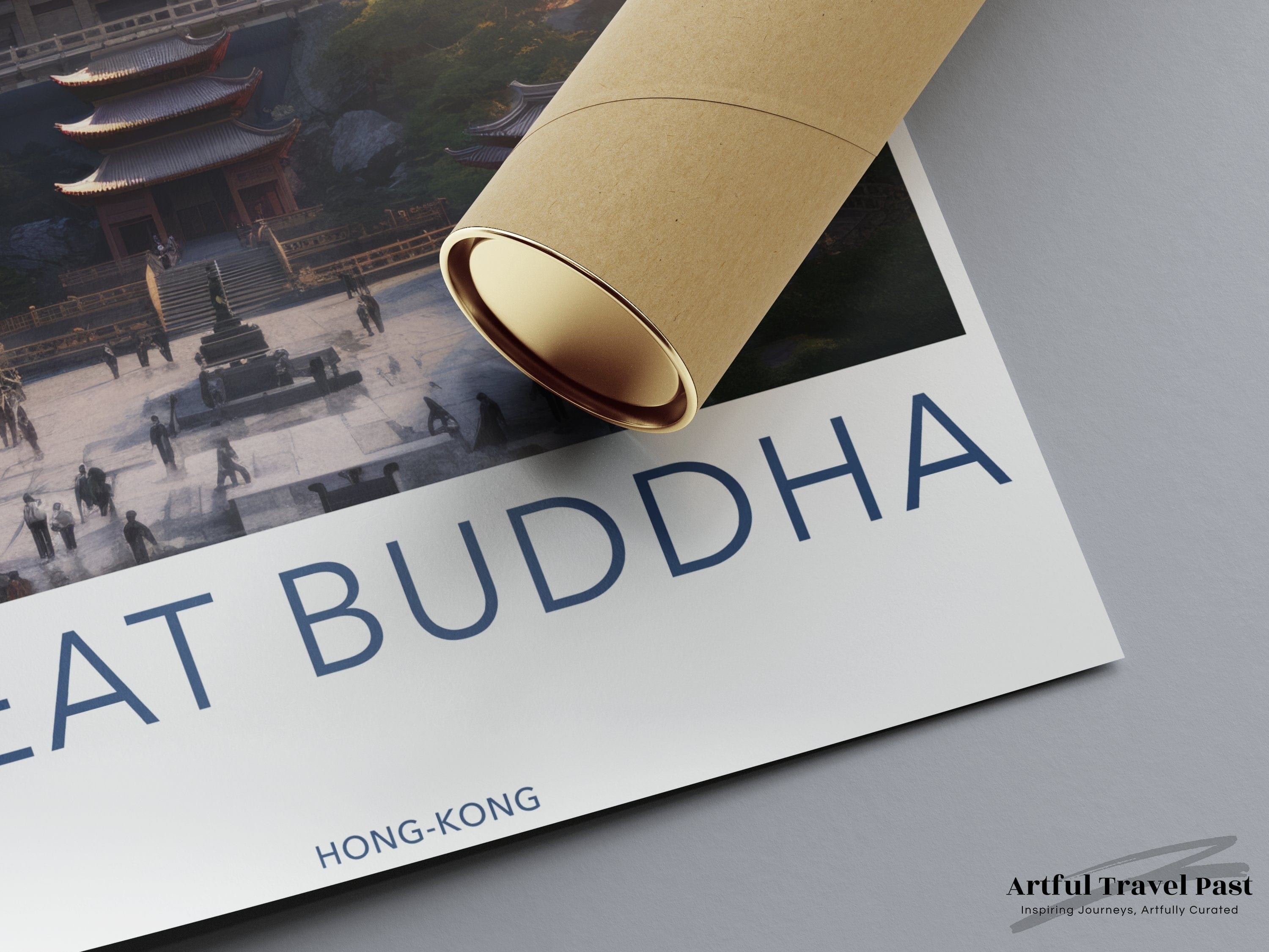 Tian Tan Poster | Hong Kong Wall Art | Asia Decor