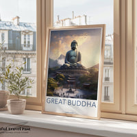 Tian Tan Poster | Hong Kong Wall Art | Asia Decor