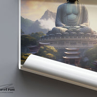Tian Tan Poster | Hong Kong Wall Art | Asia Decor