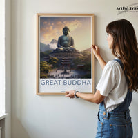Tian Tan Poster | Hong Kong Wall Art | Asia Decor