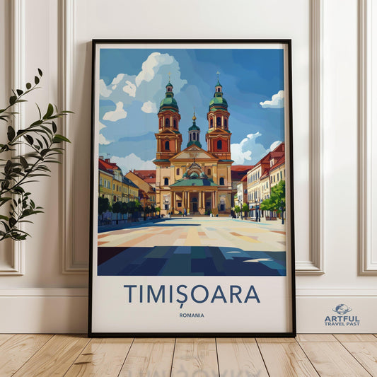 Timisoara Poster - Romania Wall Art