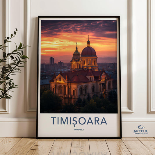 Timisoara Poster - Romania Wall Art