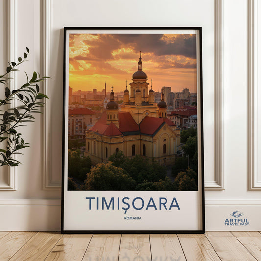 Timisoara Poster - Romania Wall Art