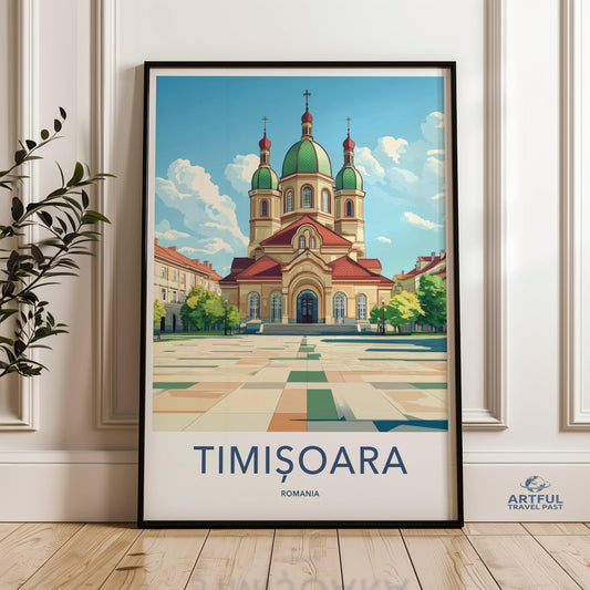 Timisoara Poster - Romania Wall Art