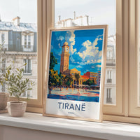 Tirane Poster - Albania Wall Art
