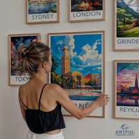 Tirane Poster - Albania Wall Art