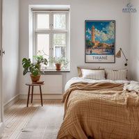 Tirane Poster - Albania Wall Art