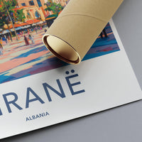 Tirane Poster - Albania Wall Art