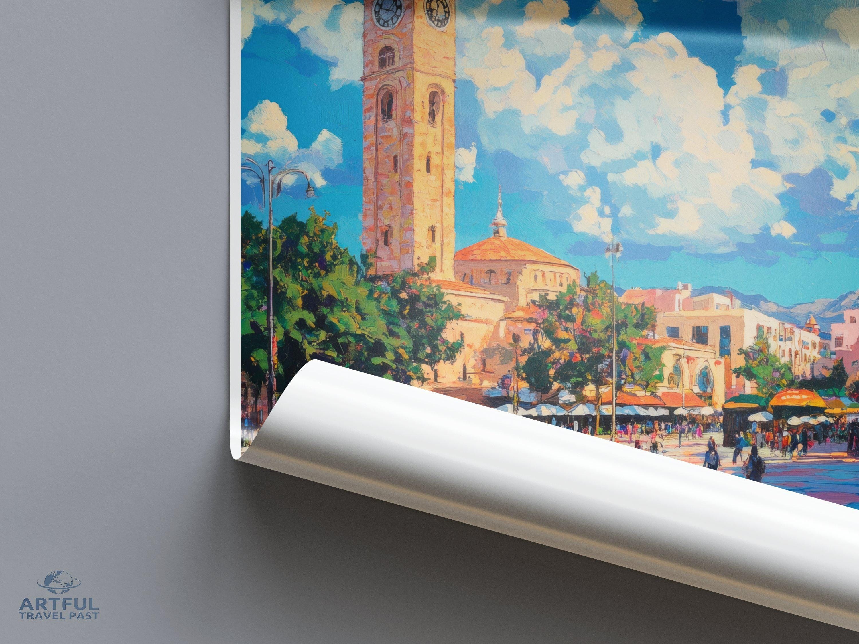 Tirane Poster - Albania Wall Art