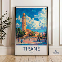 Tirane Poster - Albania Wall Art