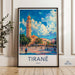 Tirane Poster - Albania Wall Art