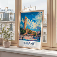 Tirane Poster - Albania Wall Art