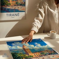 Tirane Poster - Albania Wall Art