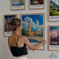 Tirane Poster - Albania Wall Art