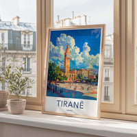 Tirane Poster - Albania Wall Art