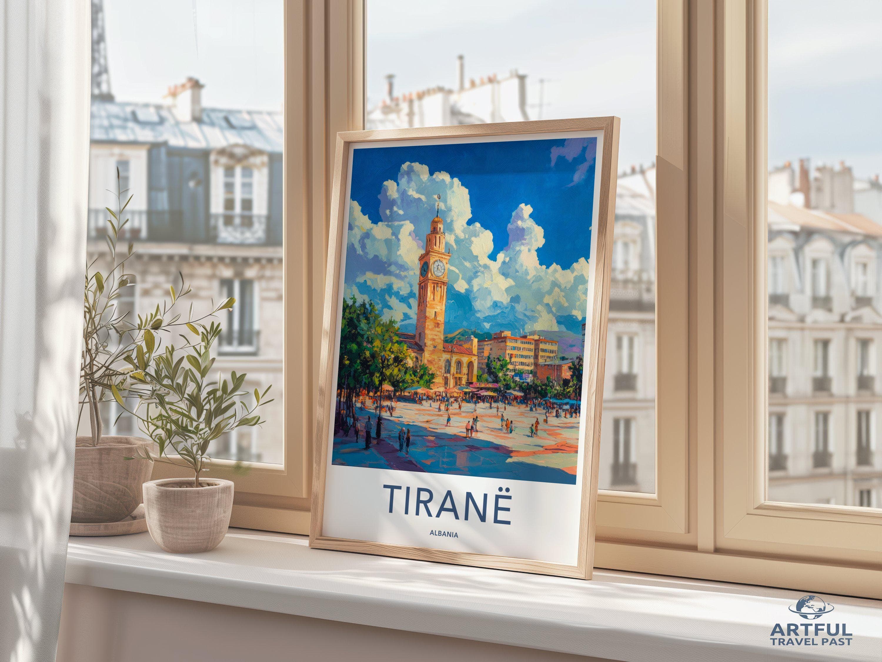 Tirane Poster - Albania Wall Art
