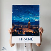 Tirane Poster - Albania Wall Art